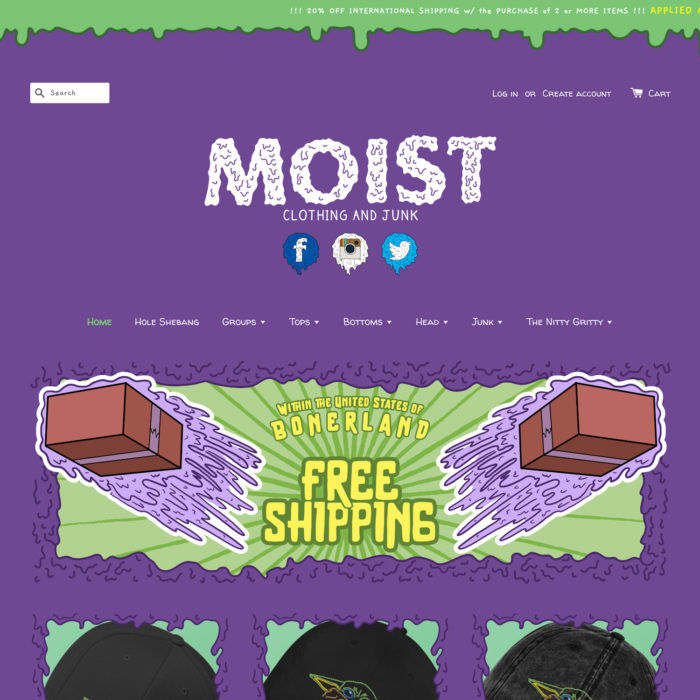 MOIST Clothing and Junk is an incredibly unique clothing brand and it’s website needs to match. I’ve gone with quite the simple design, bringing a dripping border around each product… Read more